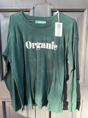 Girl Dangerous Organic Long Sleeve Tee - Forest Green